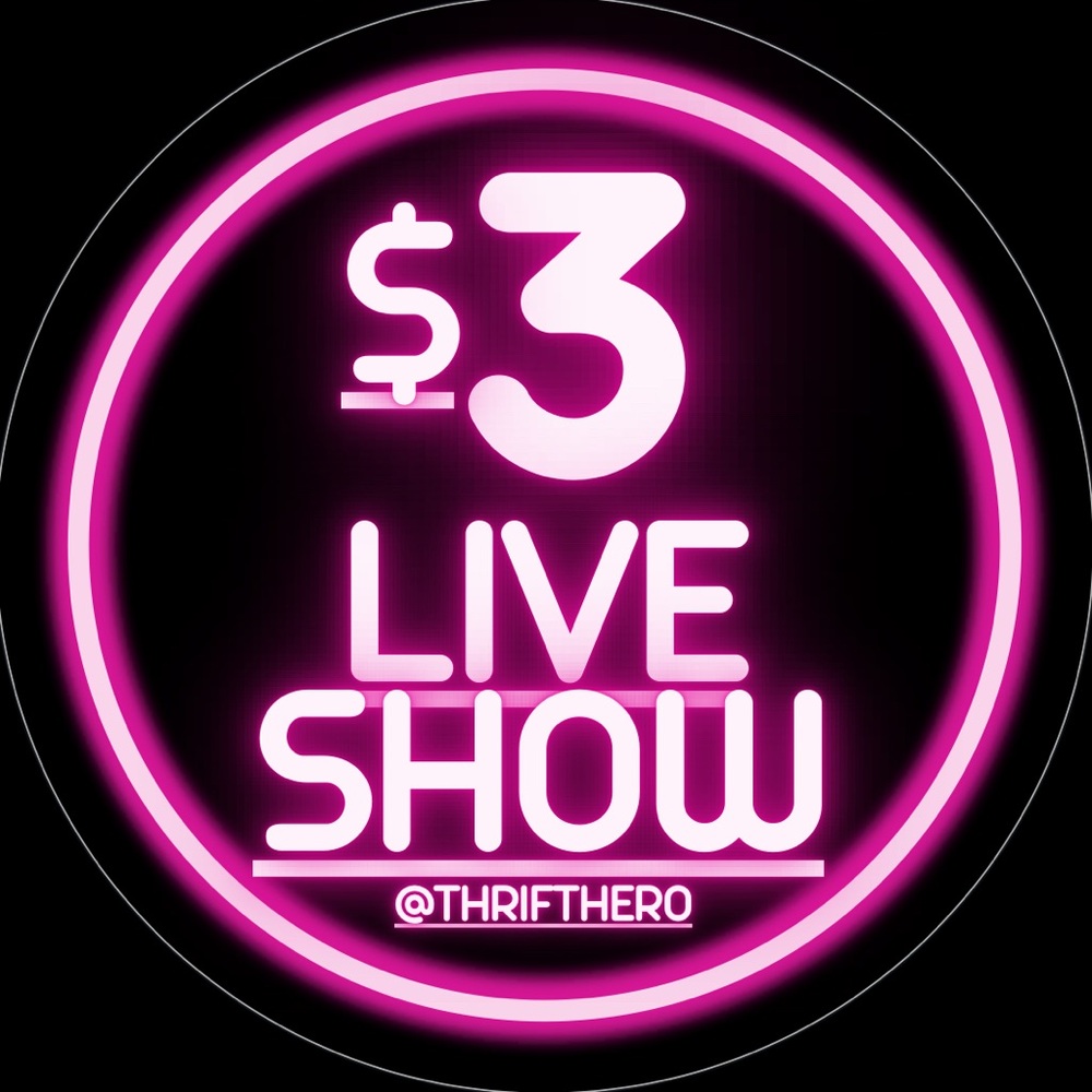 $3 Starts! Like This Flyer To Know When I Go Live